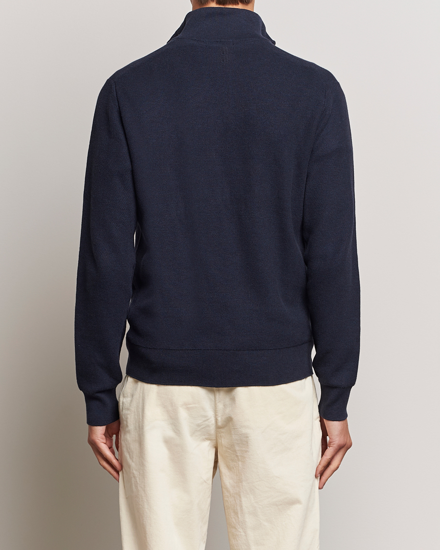 Herre | Gensere | Polo Ralph Lauren | Textured Half Zip Navy Heather