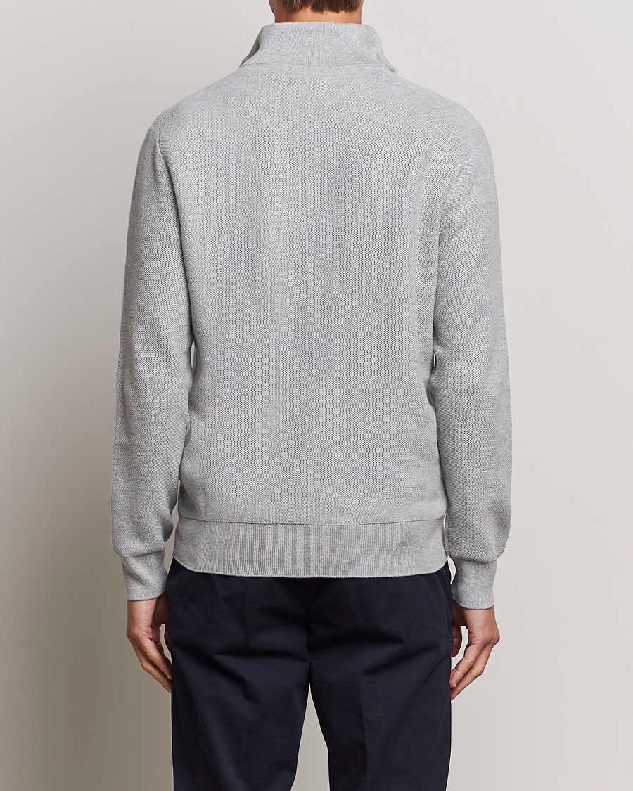 Herre | Gensere | Polo Ralph Lauren | Half Zip Cotton Pullover Andover Heather