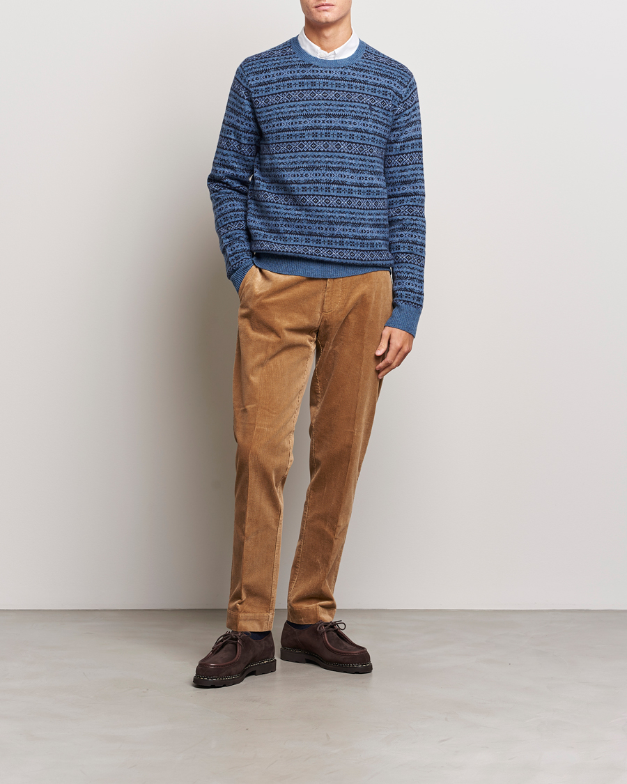 Herre | Gensere | Polo Ralph Lauren | Wool/Cashmere Fairisle Sweater Navy