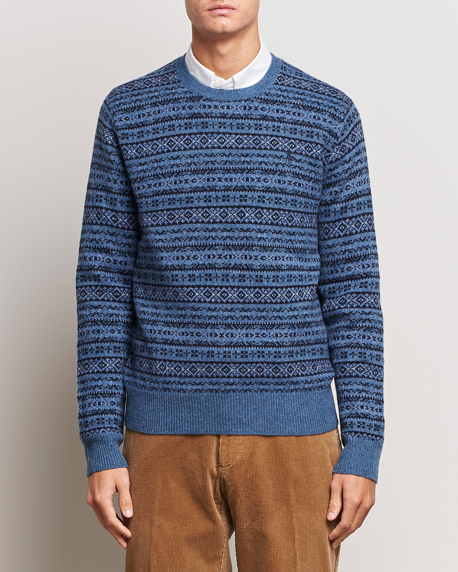 Herre | Julegensere | Polo Ralph Lauren | Wool/Cashmere Fairisle Sweater Navy
