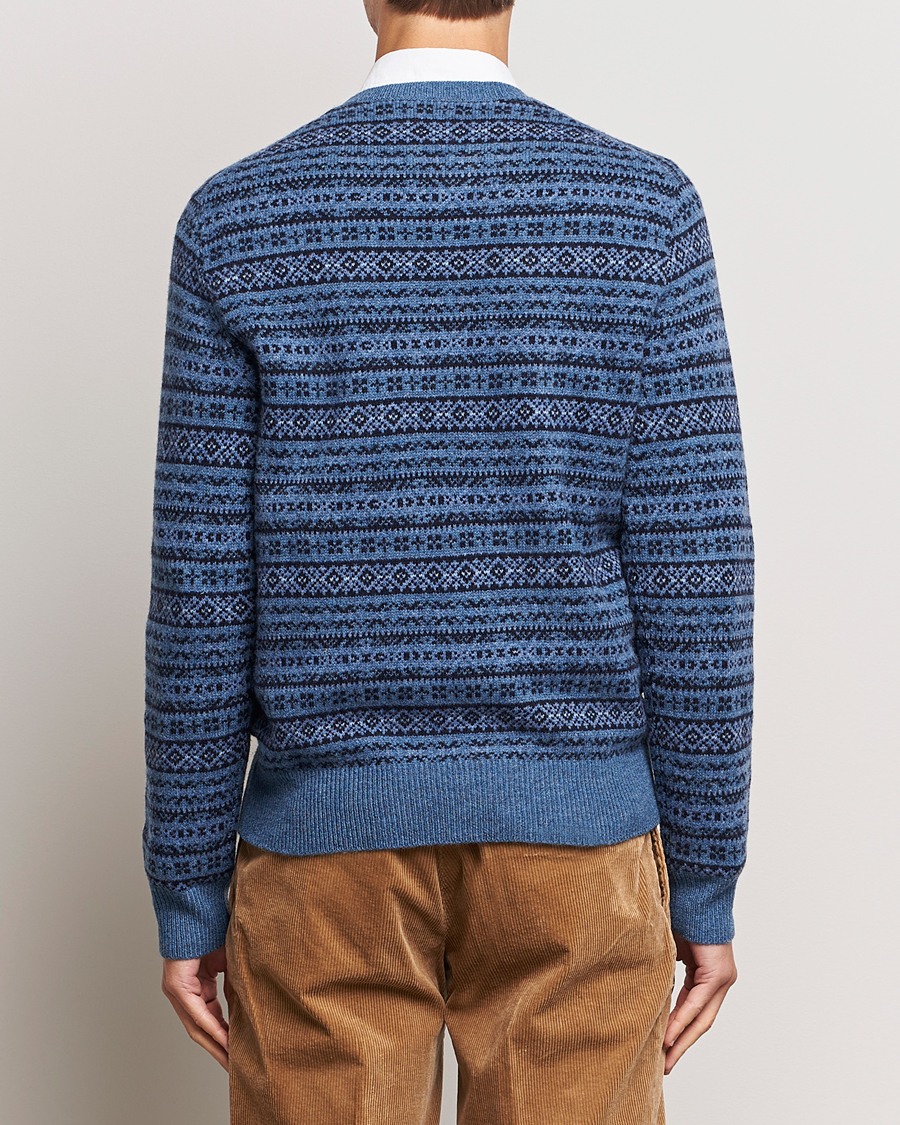 Herre | Gensere | Polo Ralph Lauren | Wool/Cashmere Fairisle Sweater Navy