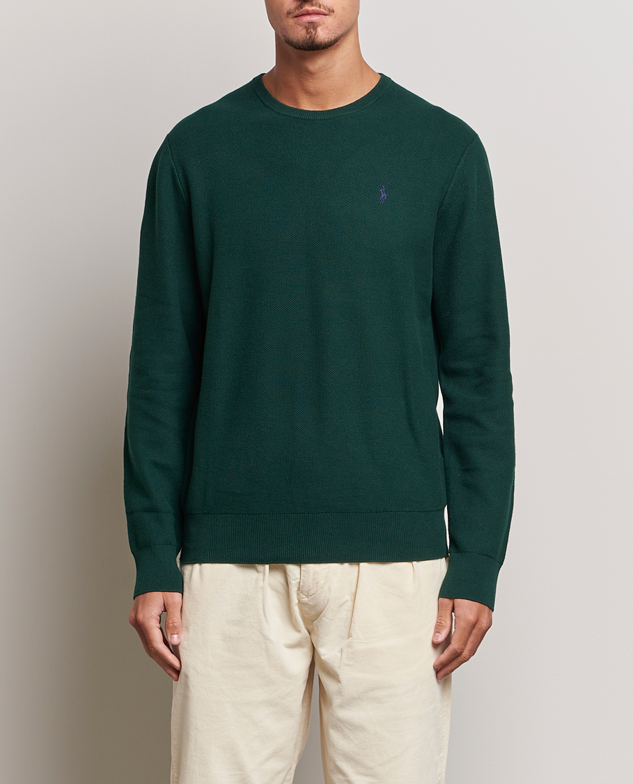 Herre | Gensere | Polo Ralph Lauren | Textured Crew Neck Sweater Hunt Club Green