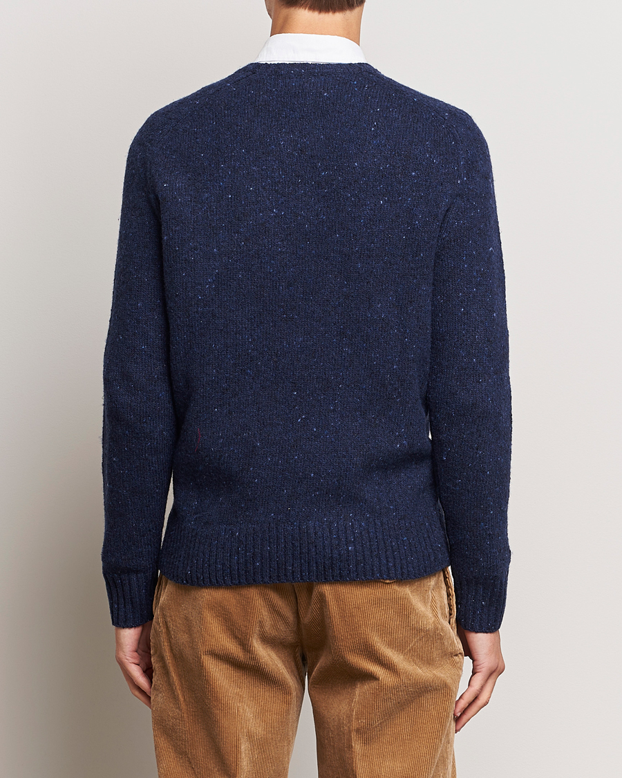 Herre | Gensere | Polo Ralph Lauren | Wool Knitted Donegal Sweater Ancient Navy