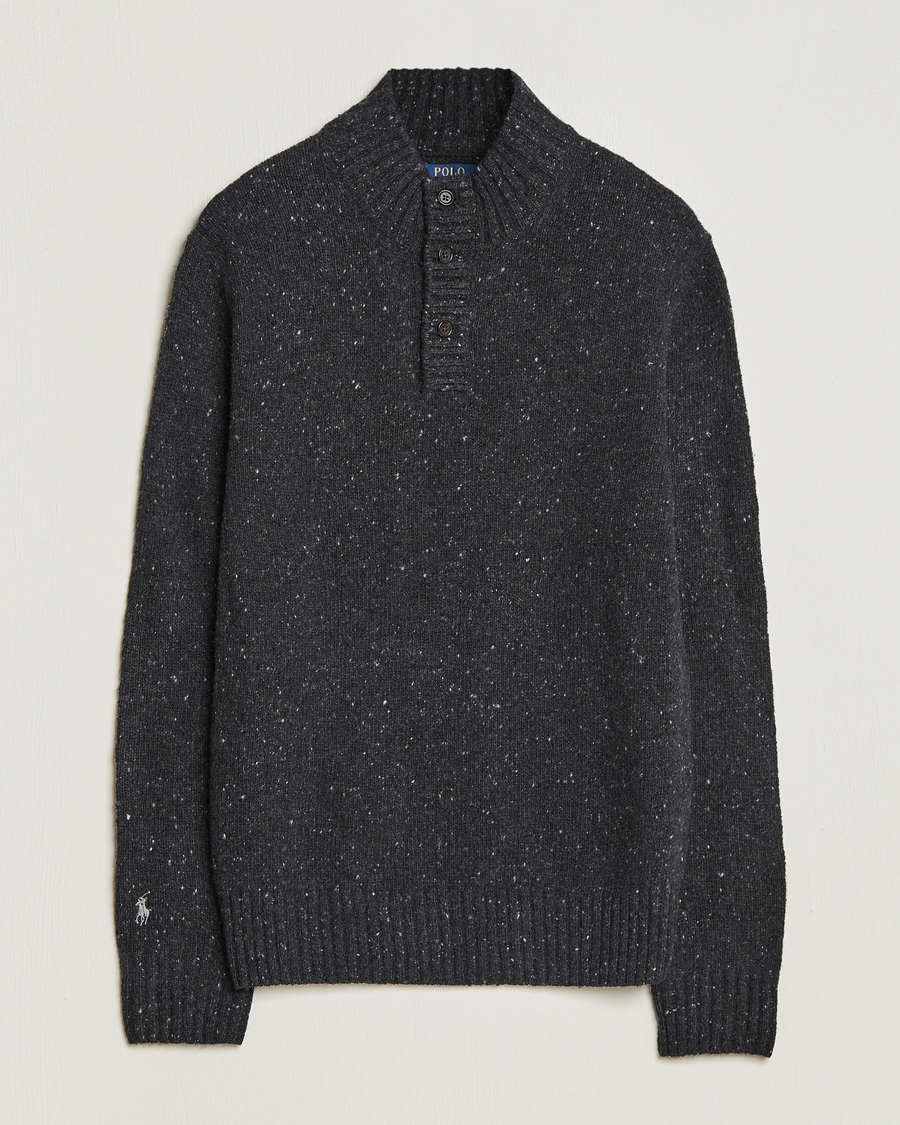 Herre |  | Polo Ralph Lauren | Wool Knitted Donegal Onyx