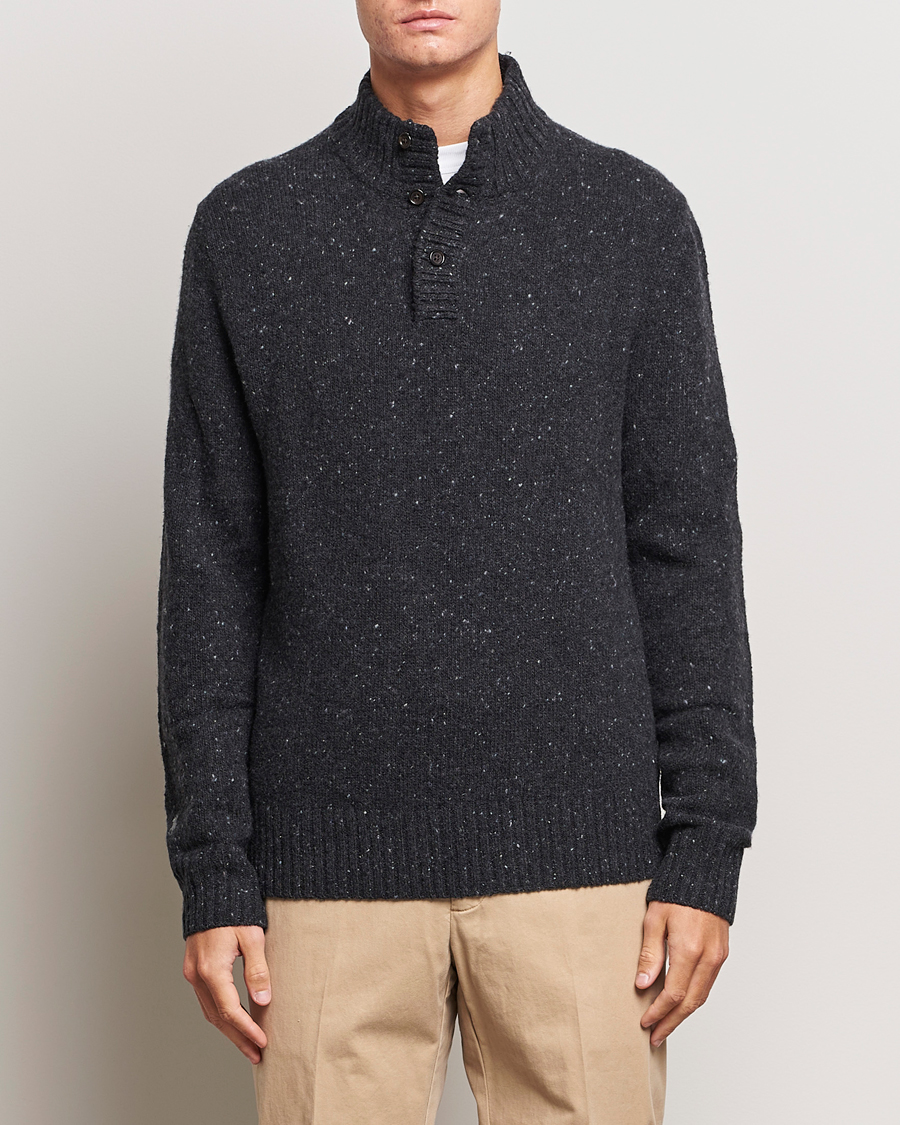 Herre |  | Polo Ralph Lauren | Wool Knitted Donegal Onyx