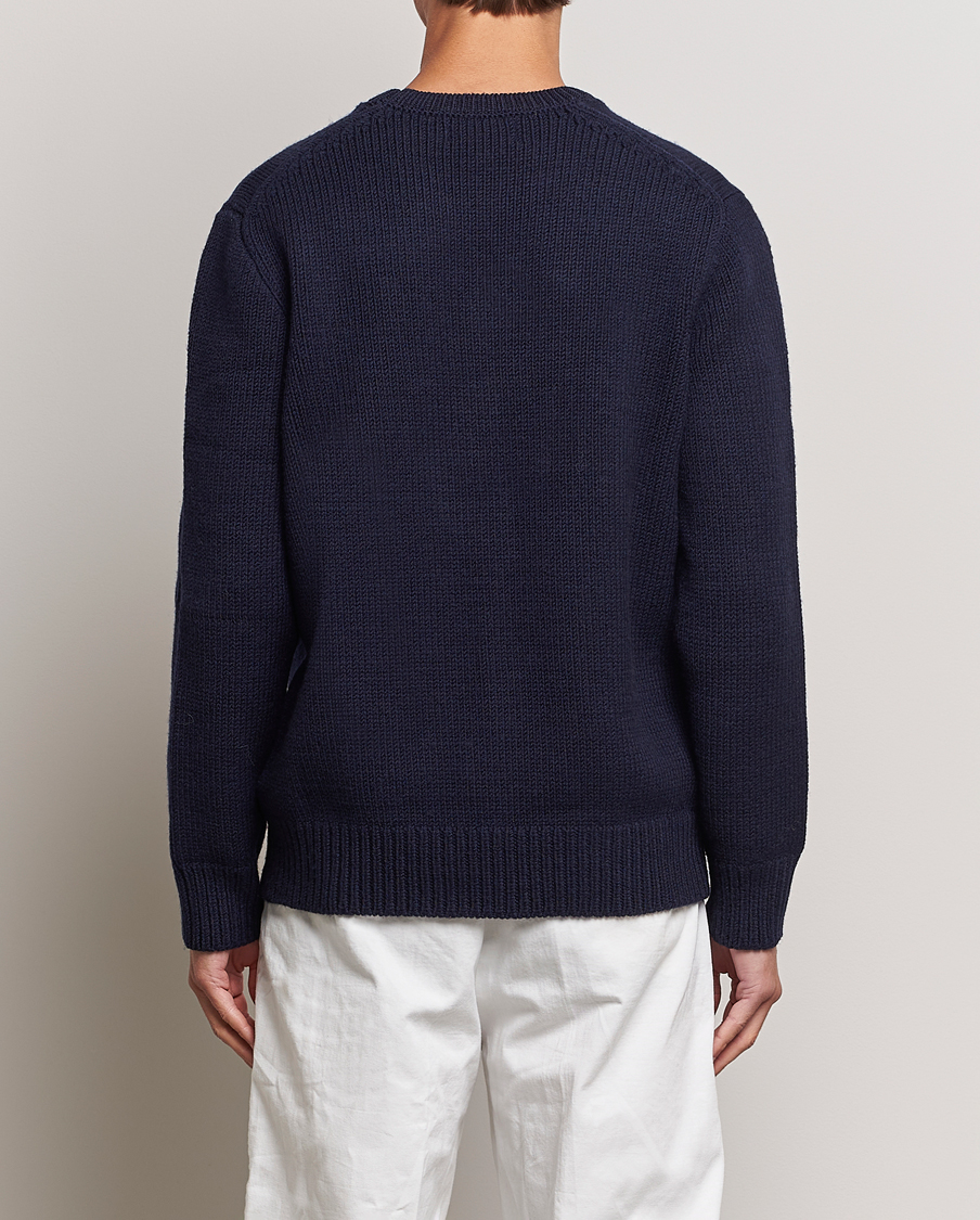 Herre | Gensere | Polo Ralph Lauren | RL Wool Knitted Sweater Hunter Navy