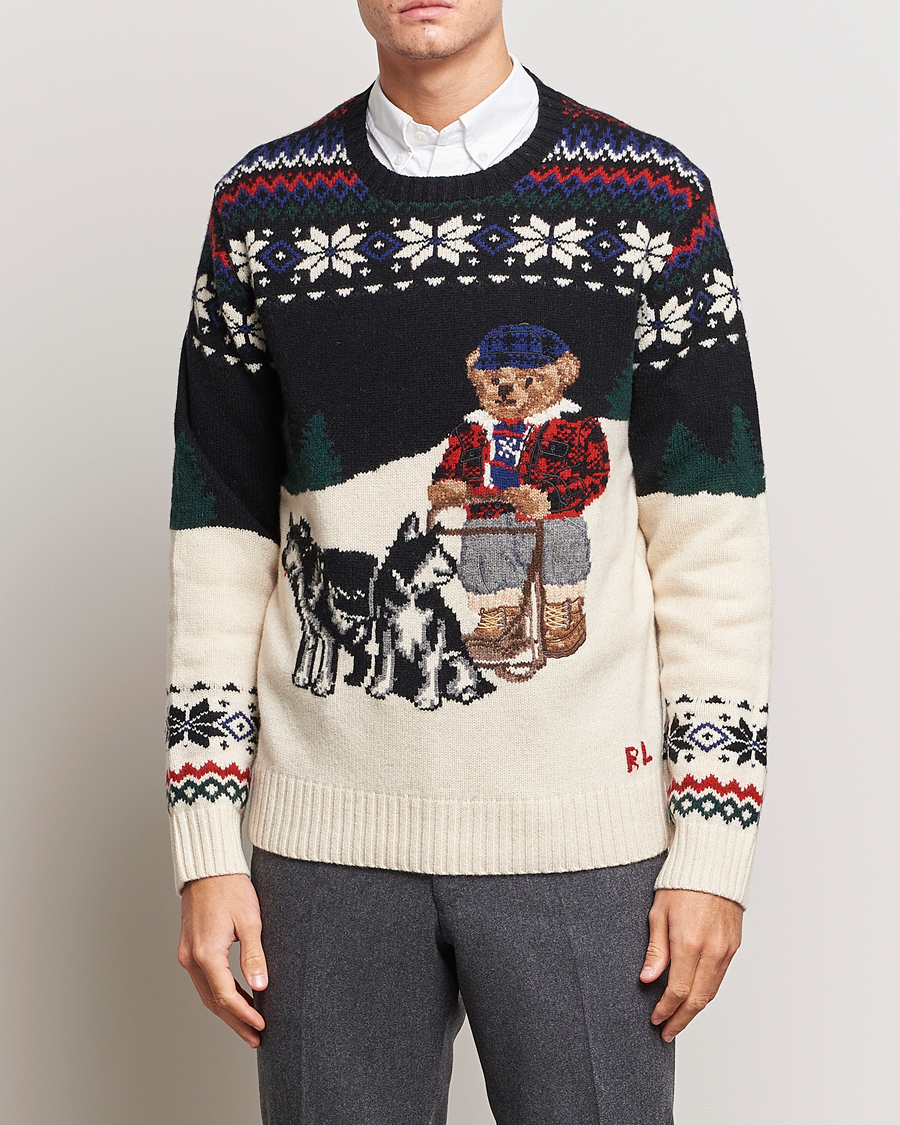 Herre |  | Polo Ralph Lauren | Wool Snowflake Sweater Multi