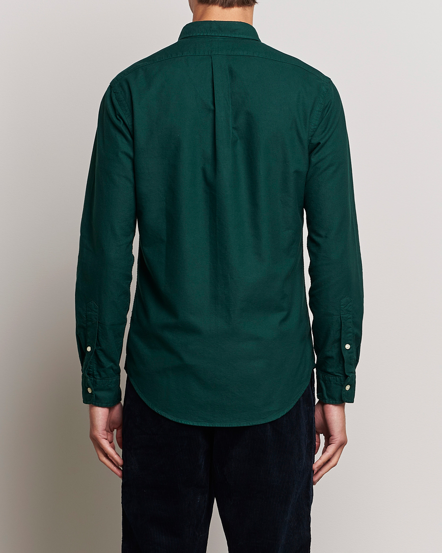 Herre | Skjorter | Polo Ralph Lauren | Slim Fit Garment Dyed Oxford Moss Agate