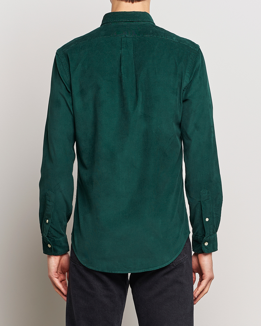 Herre | Skjorter | Polo Ralph Lauren | Slim Fit Corduroy Shirt Hunt Club Green