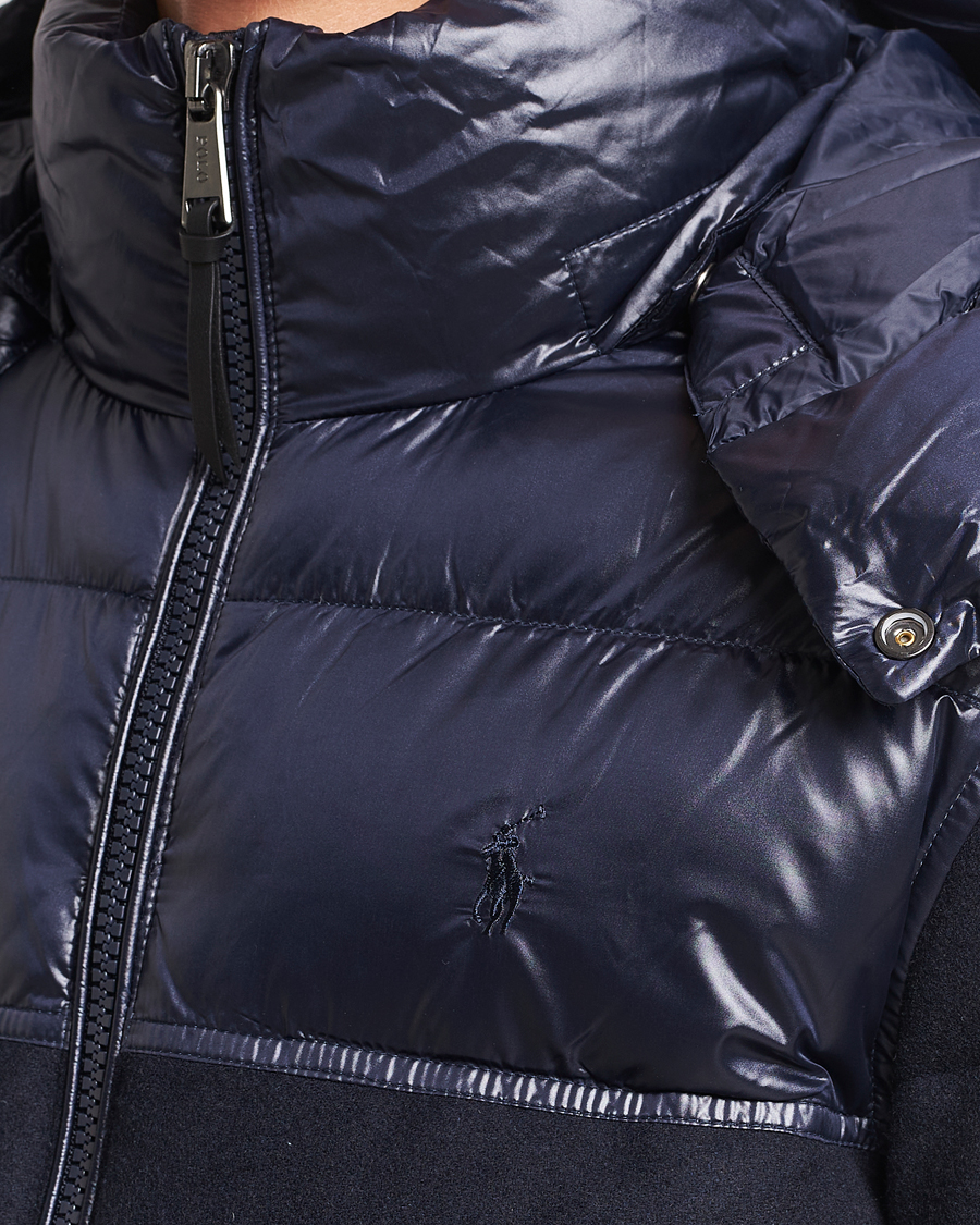 Herre | Jakker | Polo Ralph Lauren | Flint Wool Down Jacket Collection Navy