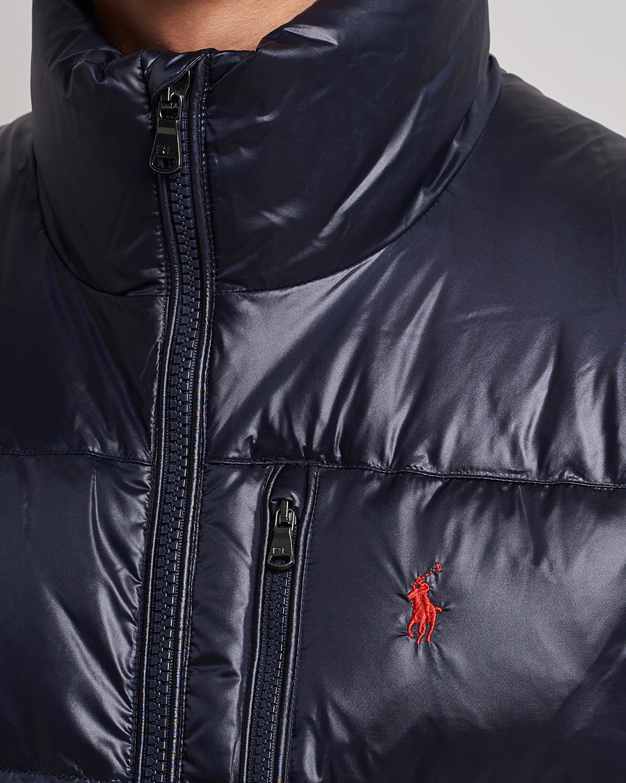 Herre | Jakker | Polo Ralph Lauren | El Cap High Gloss Down Vest Collection Navy
