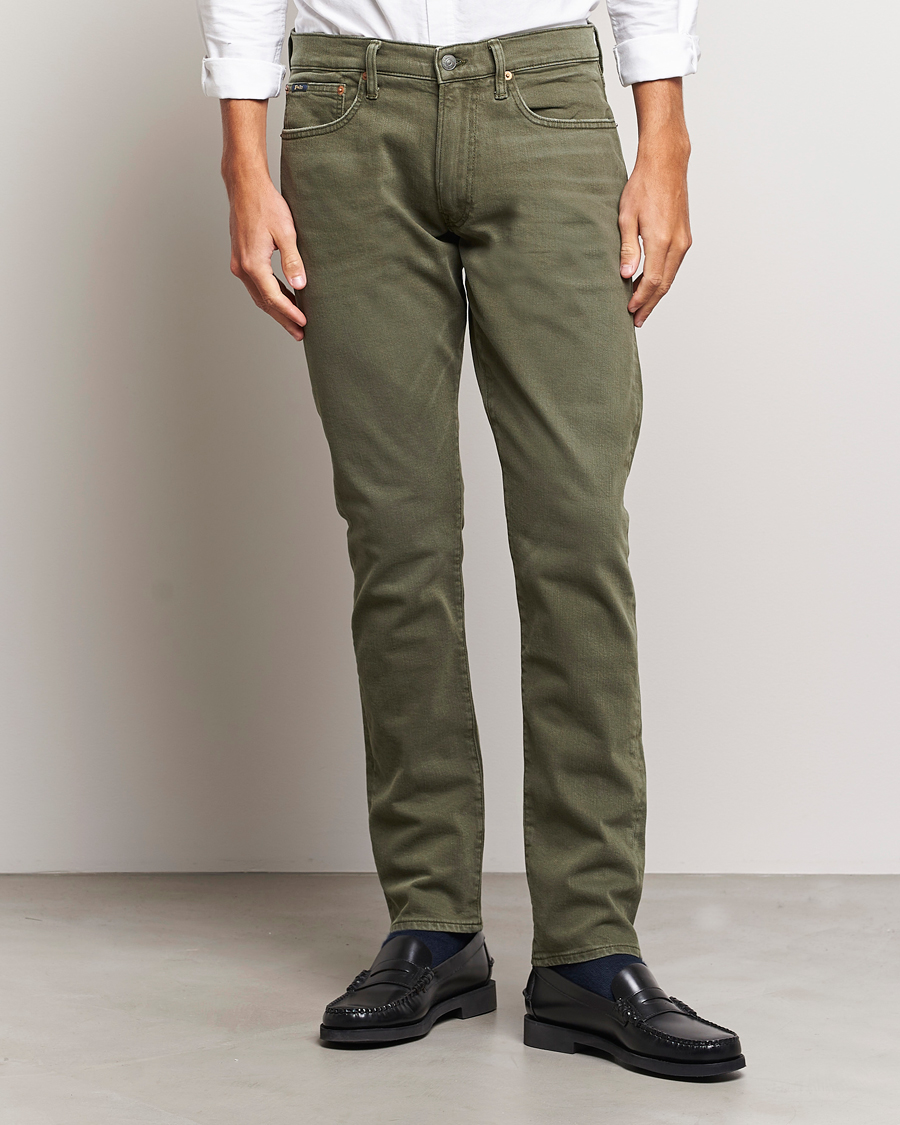 Herre |  | Polo Ralph Lauren | Sullivan Slim Fit Stretch 5-Pocket Pants Green