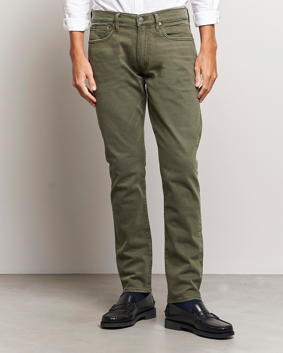 Herre | | Polo Ralph Lauren | Sullivan Slim Fit Stretch 5-Pocket Pants Green