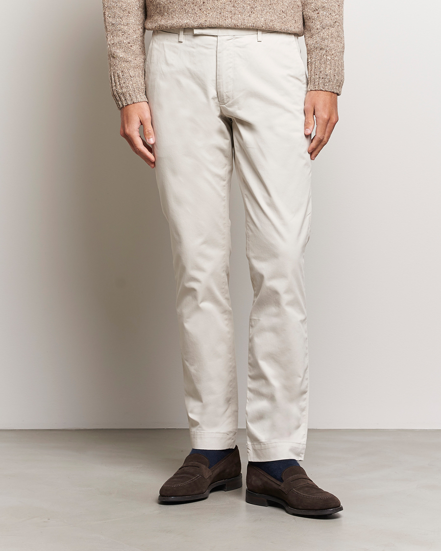 Herre |  | Polo Ralph Lauren | Slim Fit Stretch Chinos Dove Grey
