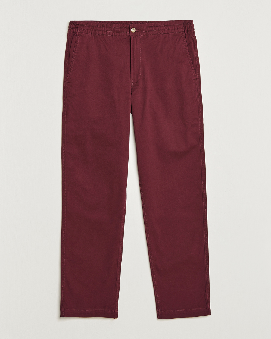 Herre |  | Polo Ralph Lauren | Prepster Stretch Twill Drawstring Trousers Ruby
