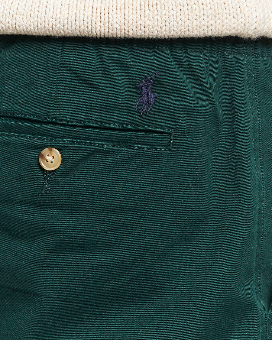 Herre | Bukser | Polo Ralph Lauren | Prepster Stretch Twill Drawstring Trousers Green