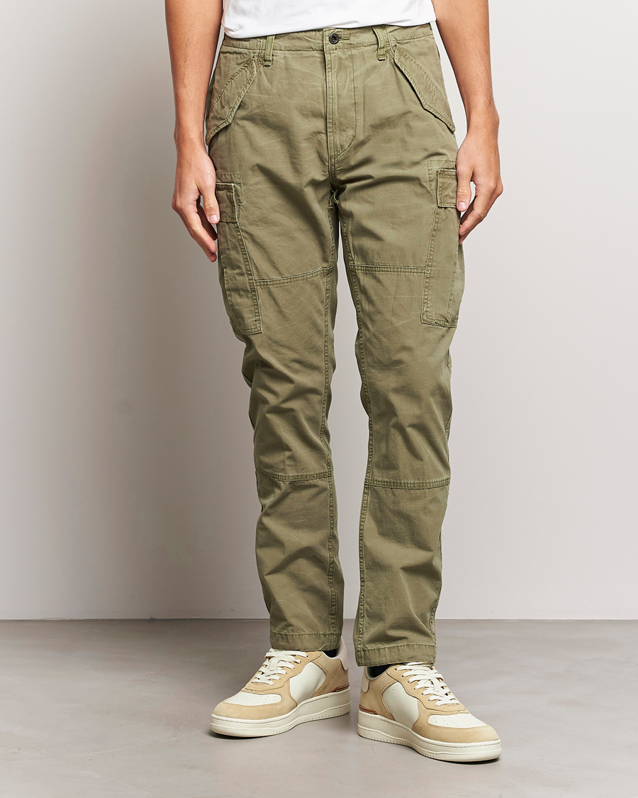 Herre | Nytt i butikken | Polo Ralph Lauren | Slub Canvas Cargo Pants Outdoors Olive