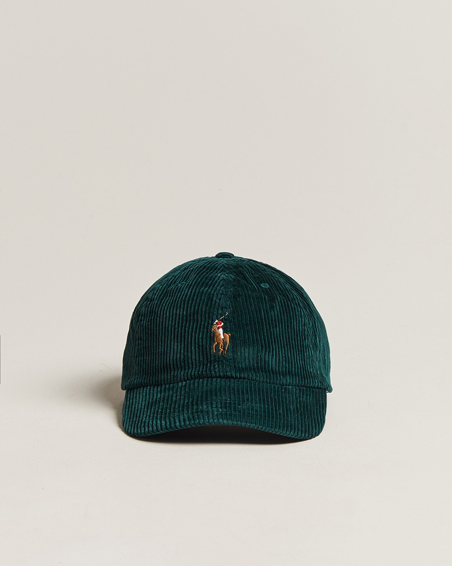 Herre | Polo Ralph Lauren Corduroy Cap College Green | Polo Ralph Lauren | Corduroy Cap College Green