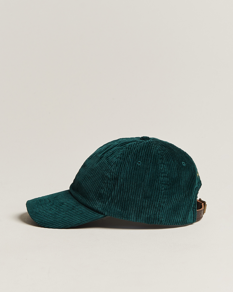 Herre | Polo Ralph Lauren Corduroy Cap College Green | Polo Ralph Lauren | Corduroy Cap College Green
