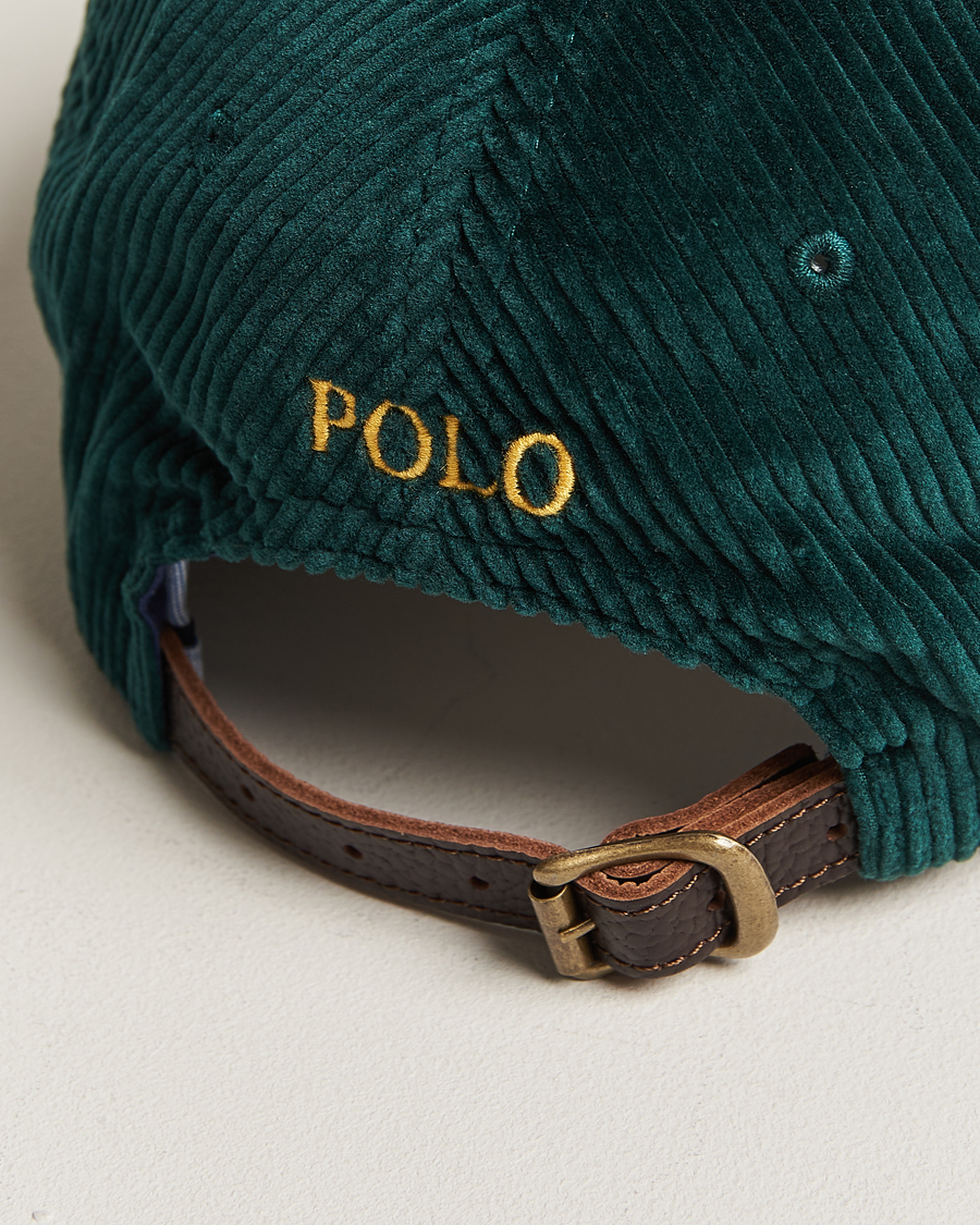 Herre | Polo Ralph Lauren Corduroy Cap College Green | Polo Ralph Lauren | Corduroy Cap College Green