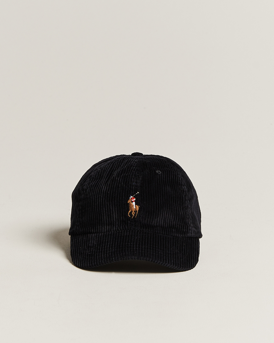 Herre | Polo Ralph Lauren Corduroy Cap Black | Polo Ralph Lauren | Corduroy Cap Black
