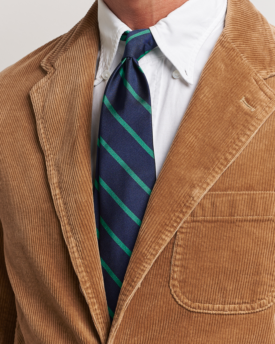 Herre | Ralph Lauren Holiday Dressing | Polo Ralph Lauren | Striped Tie Navy/Green