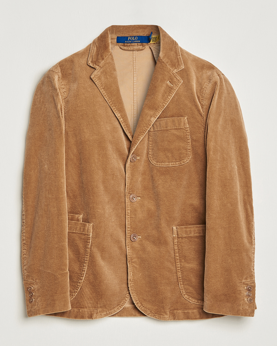 Herre | Dressjakker | Polo Ralph Lauren | Corduroy Stretch Blazer Rustic Tan