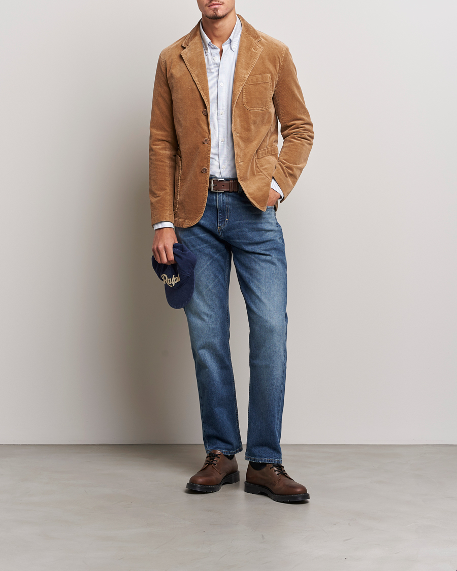 Herre | Dressjakker | Polo Ralph Lauren | Corduroy Stretch Blazer Rustic Tan