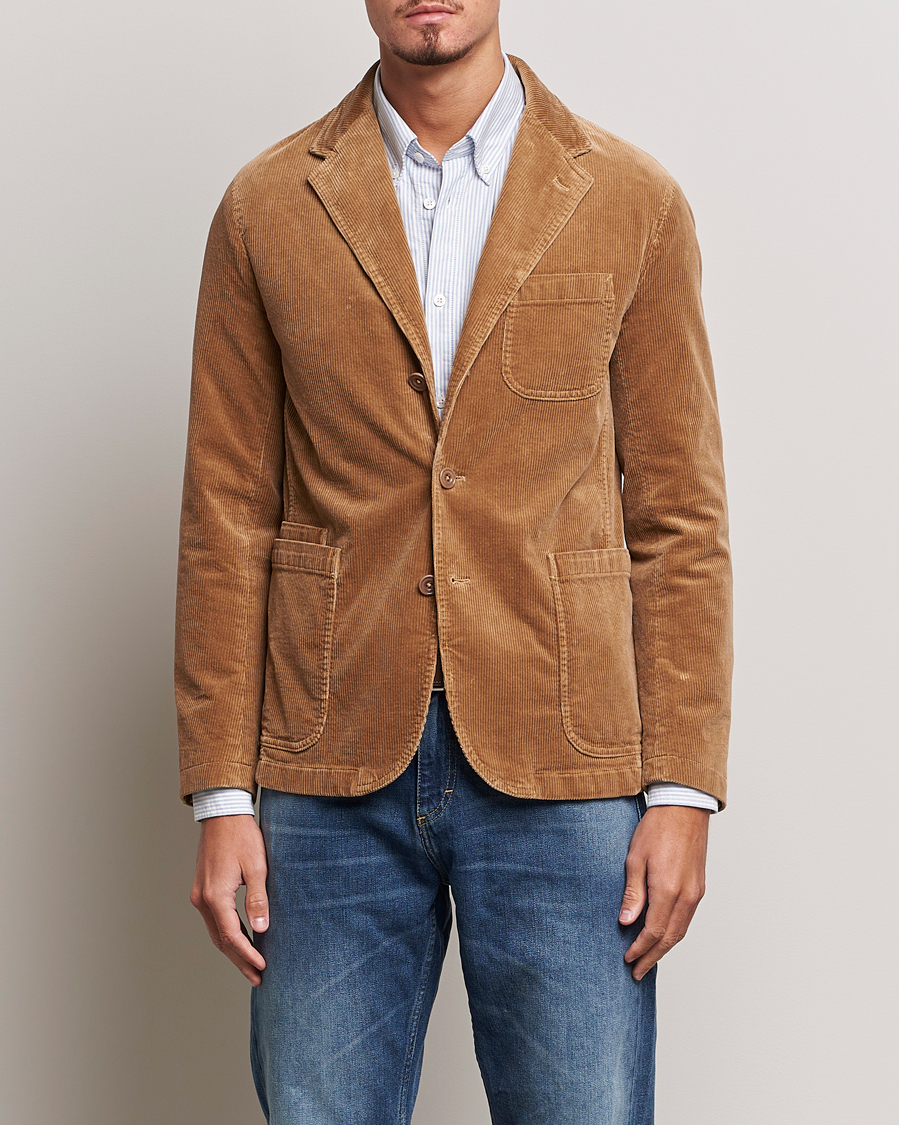 Herre | 40% salg | Polo Ralph Lauren | Corduroy Stretch Blazer Rustic Tan