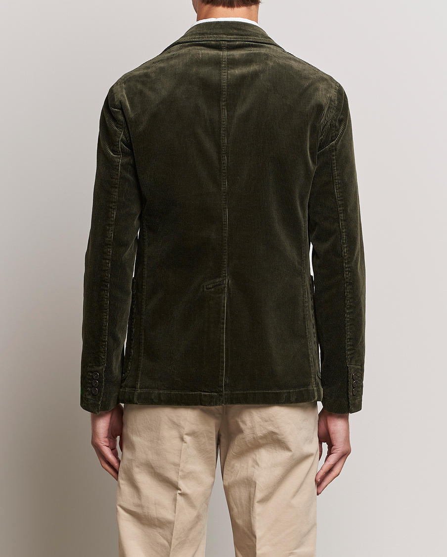 Herre | Dressjakker | Polo Ralph Lauren | Corduroy Stretch Blazer Oil Cloth Green