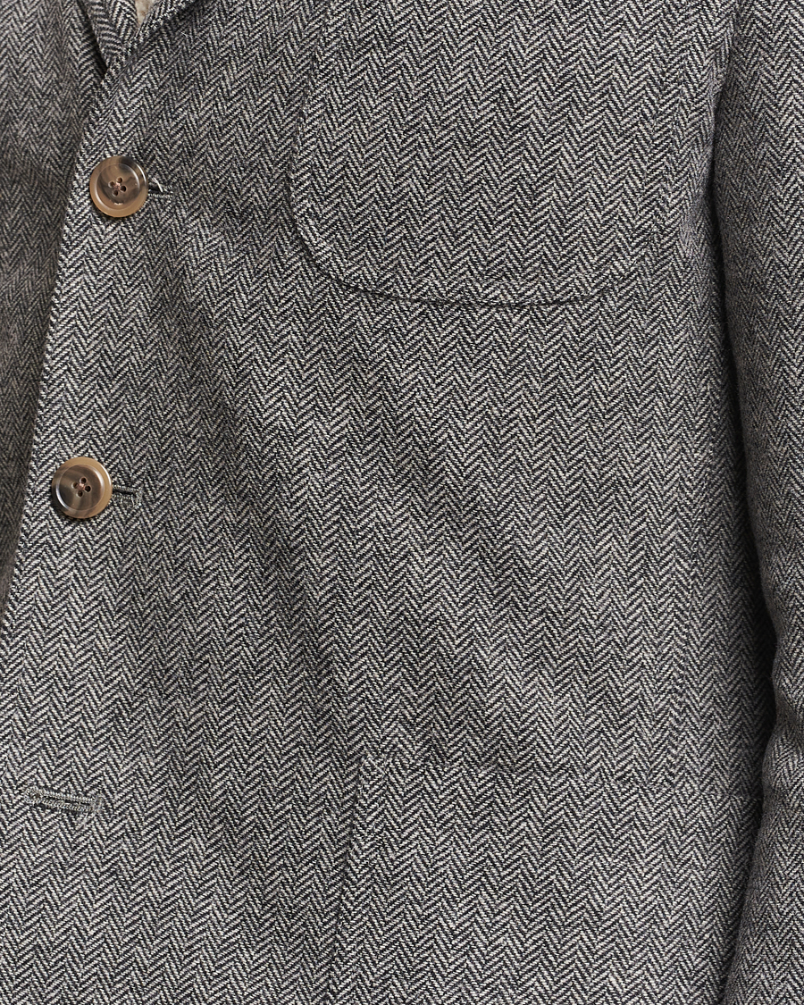 Herre | Dressjakker | Polo Ralph Lauren | Classic Herringbone Sportcoat Black/Cream