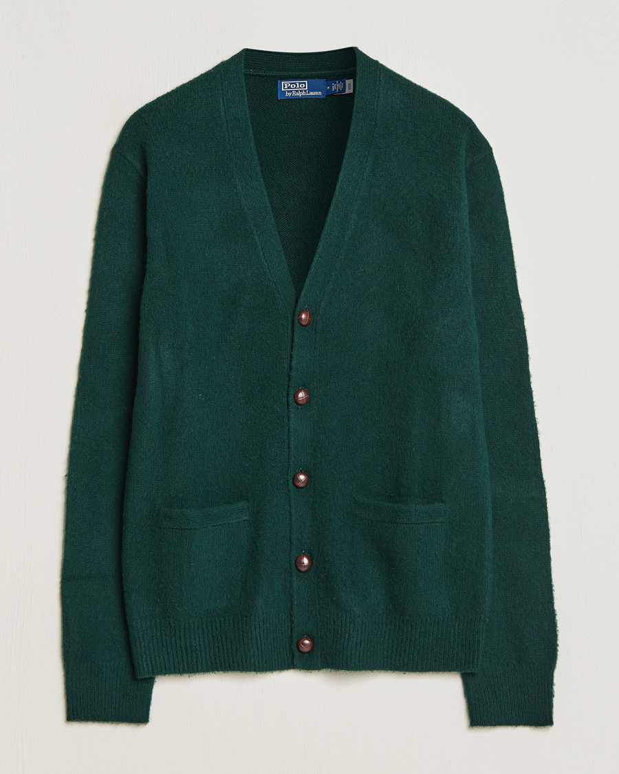 Herre | Gensere | Polo Ralph Lauren | Wool/Cashmere Cardigan Hunt Club Green