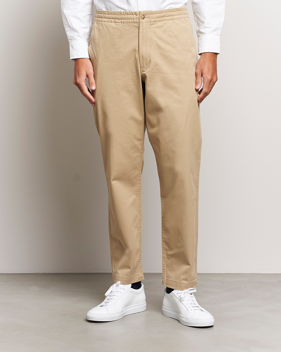 Herre |  | Polo Ralph Lauren | Prepster Stretch Twill Drawstring Trousers Khaki