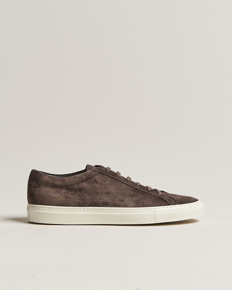 Herre | | Common Projects | Original Achilles Suede Sneaker Warm Grey