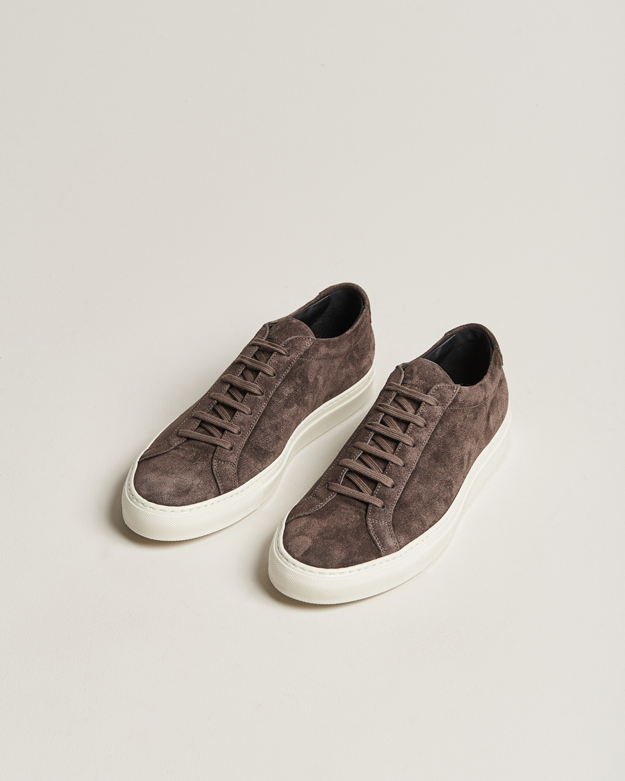 Herre | | Common Projects | Original Achilles Suede Sneaker Warm Grey