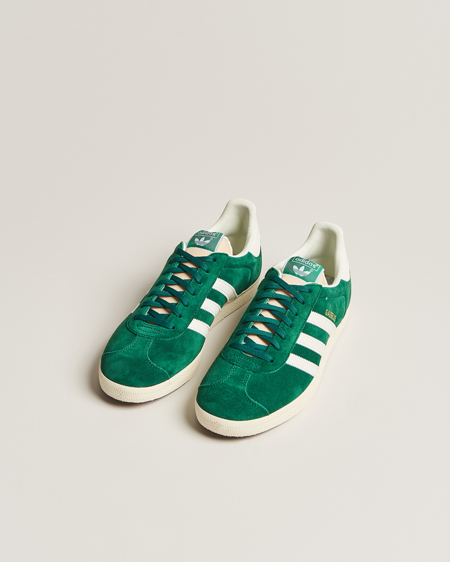 Herre | Sko i mokka | adidas Originals | Gazelle Sneaker Green/White