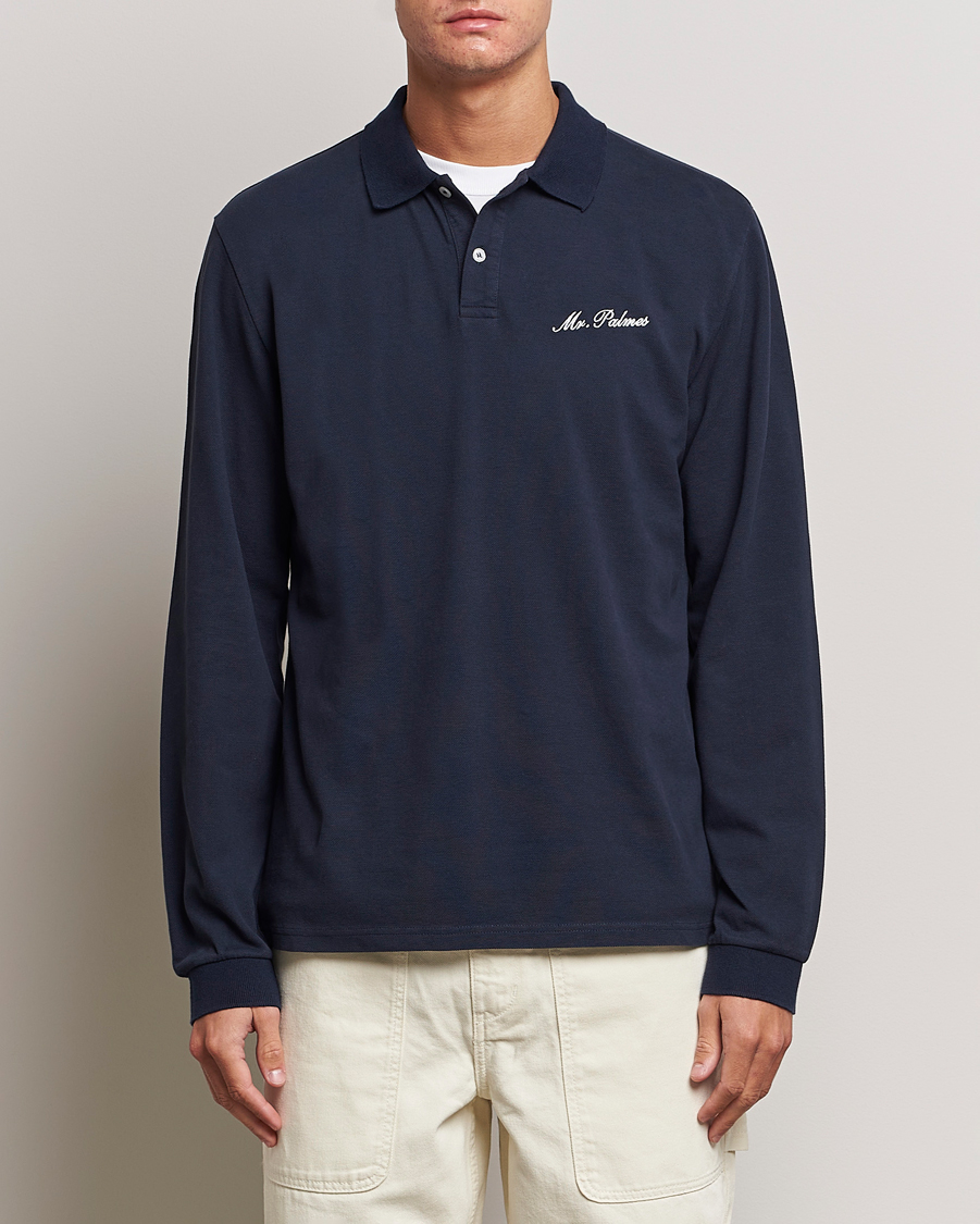 Herre | Gensere | Palmes | Mister Long Sleeve Polo Navy