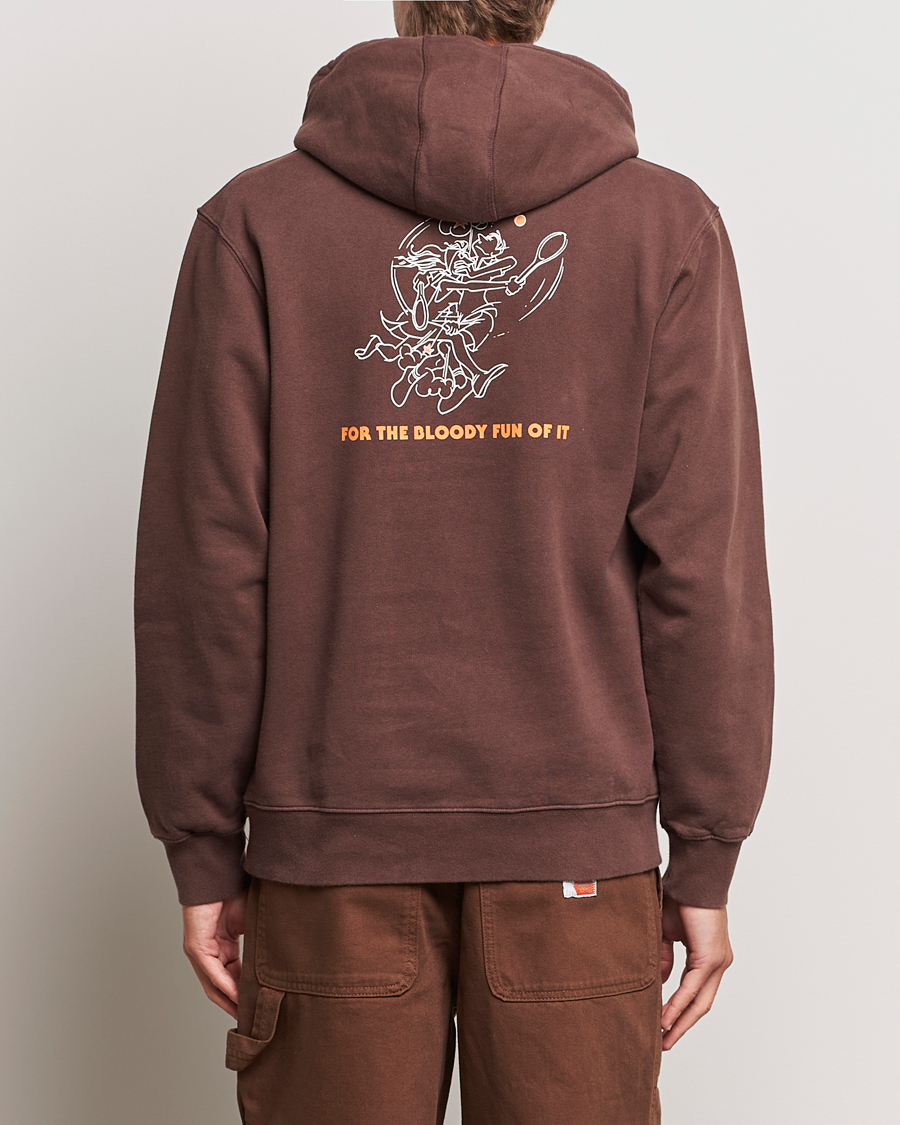 Herre | Gensere | Palmes | Bloody Hooded Sweatshirt Brown