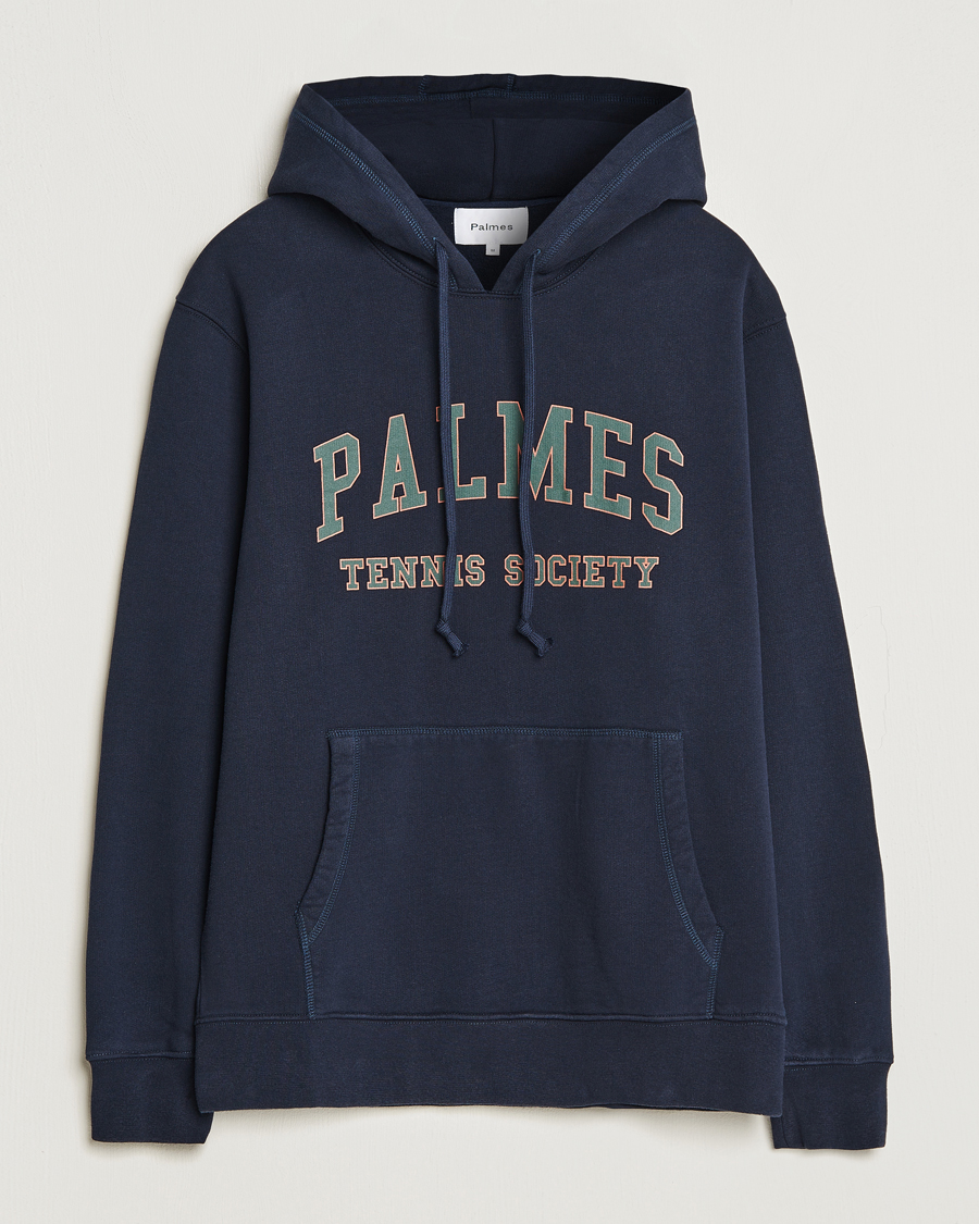 Herre | Gensere | Palmes | Mats Hooded Sweatshirt Navy