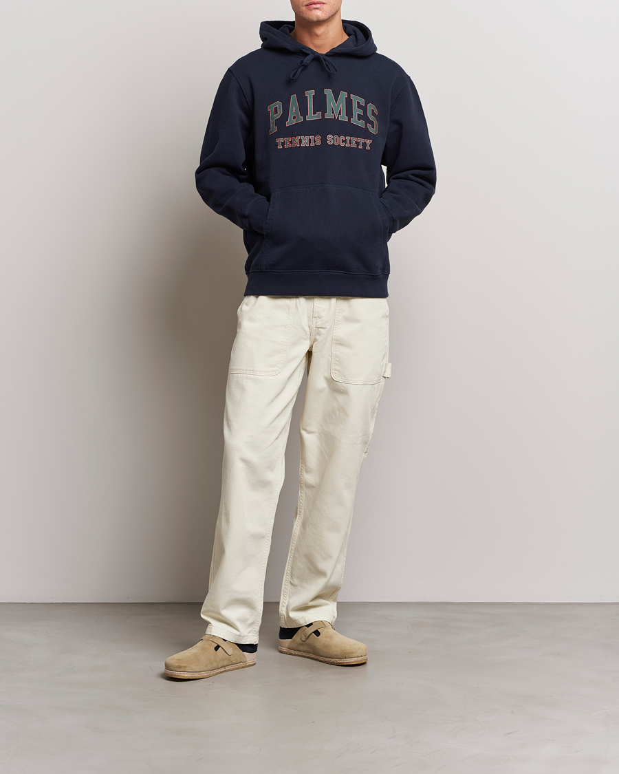 Herre | Gensere | Palmes | Mats Hooded Sweatshirt Navy