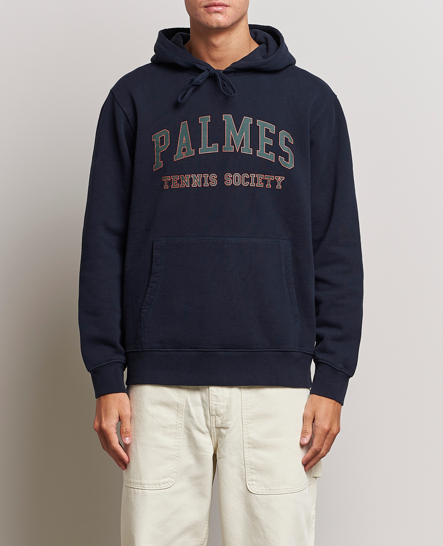 Herre |  | Palmes | Mats Hooded Sweatshirt Navy
