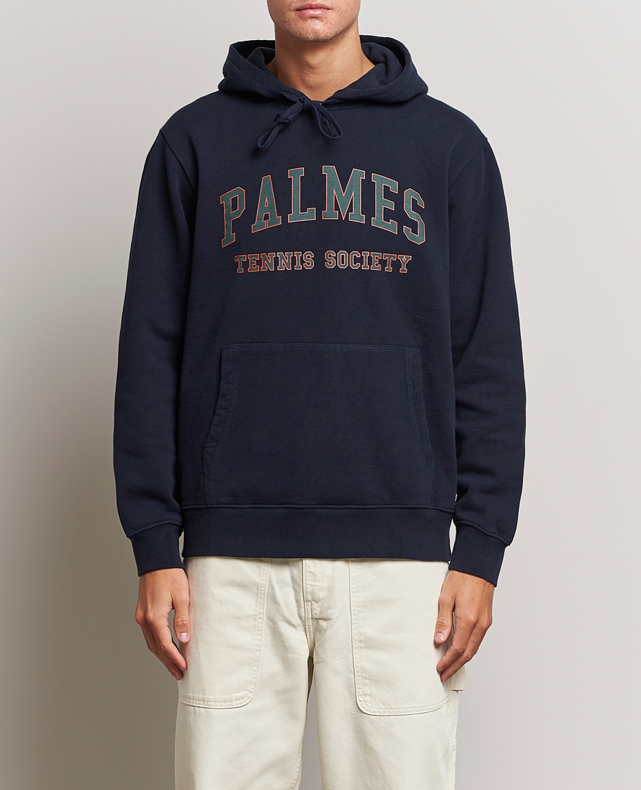 Herre | Gensere | Palmes | Mats Hooded Sweatshirt Navy