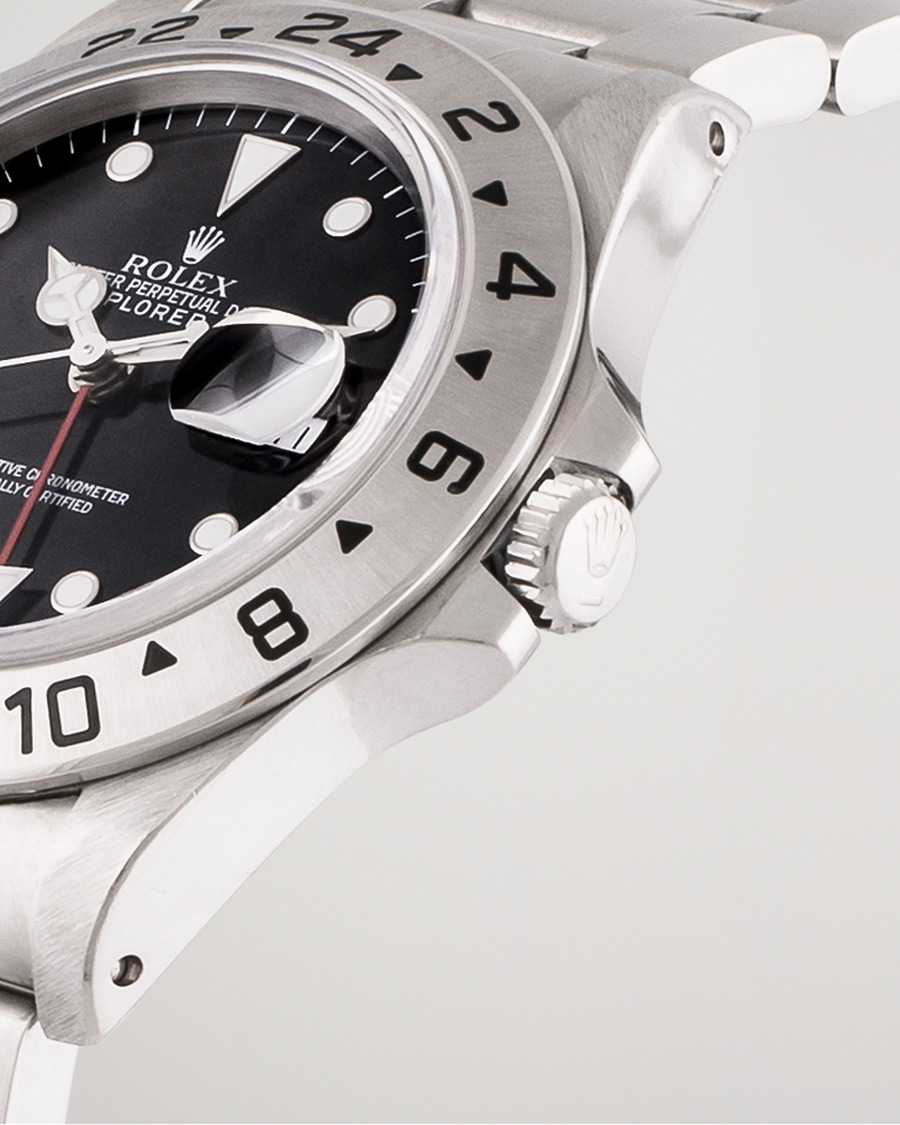 Herre | Rolex Pre-Owned Explorer II 16570 Steel Black | Rolex Pre-Owned | Explorer II 16570 Steel Black