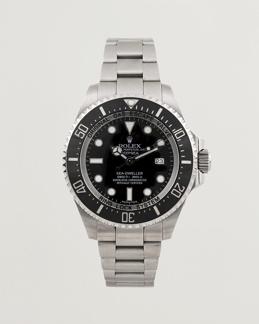 Herre | Rolex Pre-Owned Sea-Dweller Deepsea 116660 Steel Black | Rolex Pre-Owned | Sea-Dweller Deepsea 116660 Steel Black