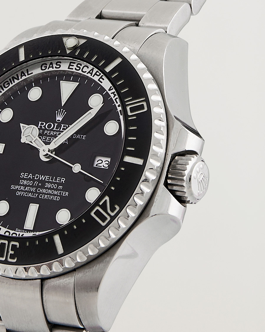 Herre | Rolex Pre-Owned Sea-Dweller Deepsea 116660 Steel Black | Rolex Pre-Owned | Sea-Dweller Deepsea 116660 Steel Black