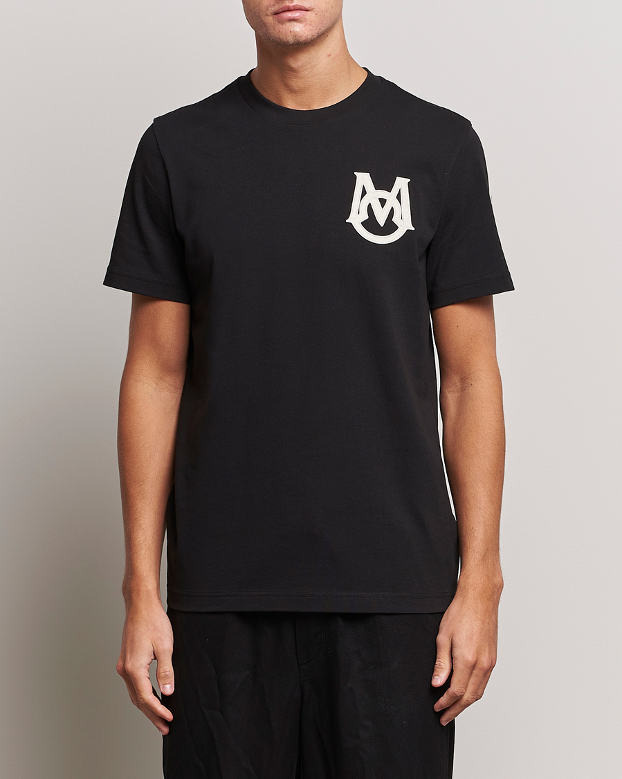 Herre |  | Moncler | Embossed Logo T-shirt Black