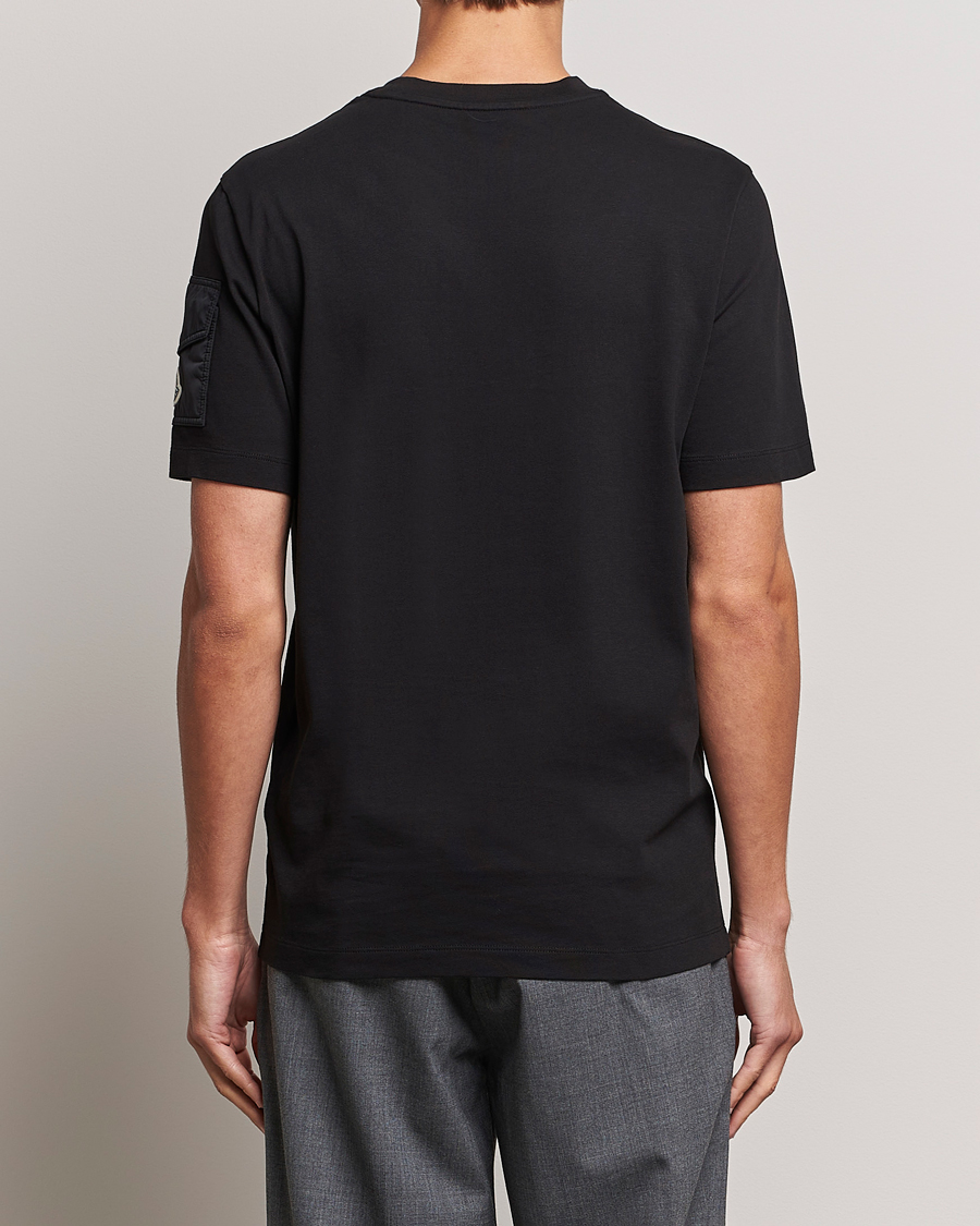 Herre | T-Shirts | Moncler | Sleeve Pocket T-shirt Black