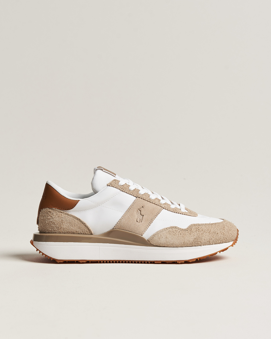 Herre |  | Polo Ralph Lauren | Train 89 Running Sneaker White/Brown