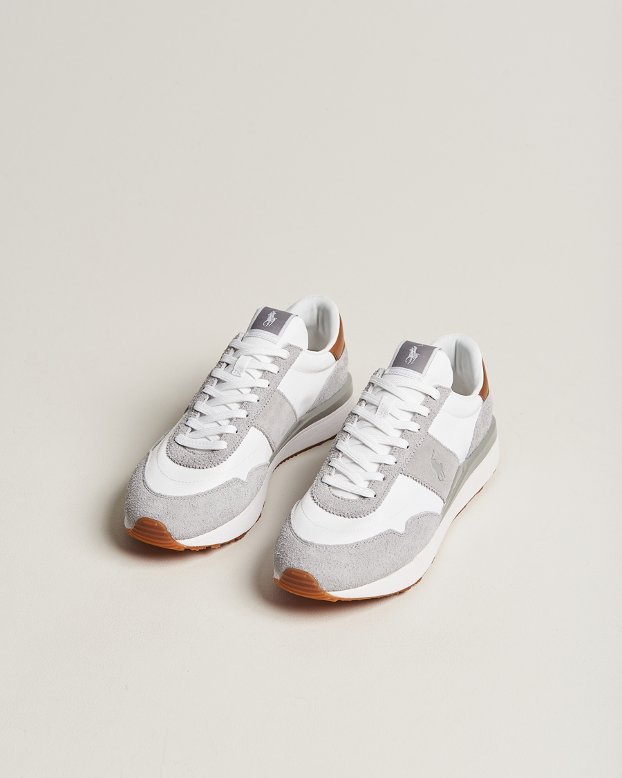 Herre | Polo Ralph Lauren Train 89 Running Sneaker White/Grey | Polo Ralph Lauren | Train 89 Running Sneaker White/Grey