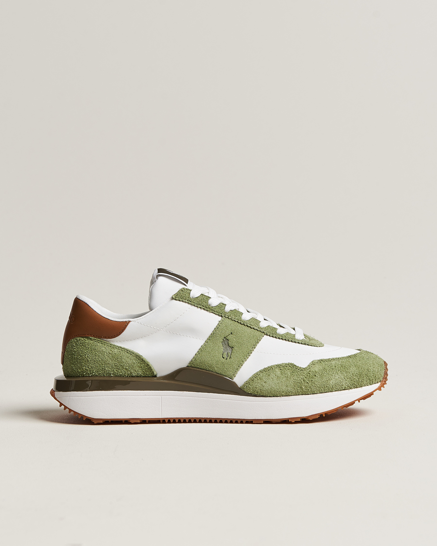Herre | Sneakers | Polo Ralph Lauren | Train 89 Running Sneaker White/Olive